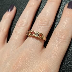 🎄SALE🎄gold and citrines ring